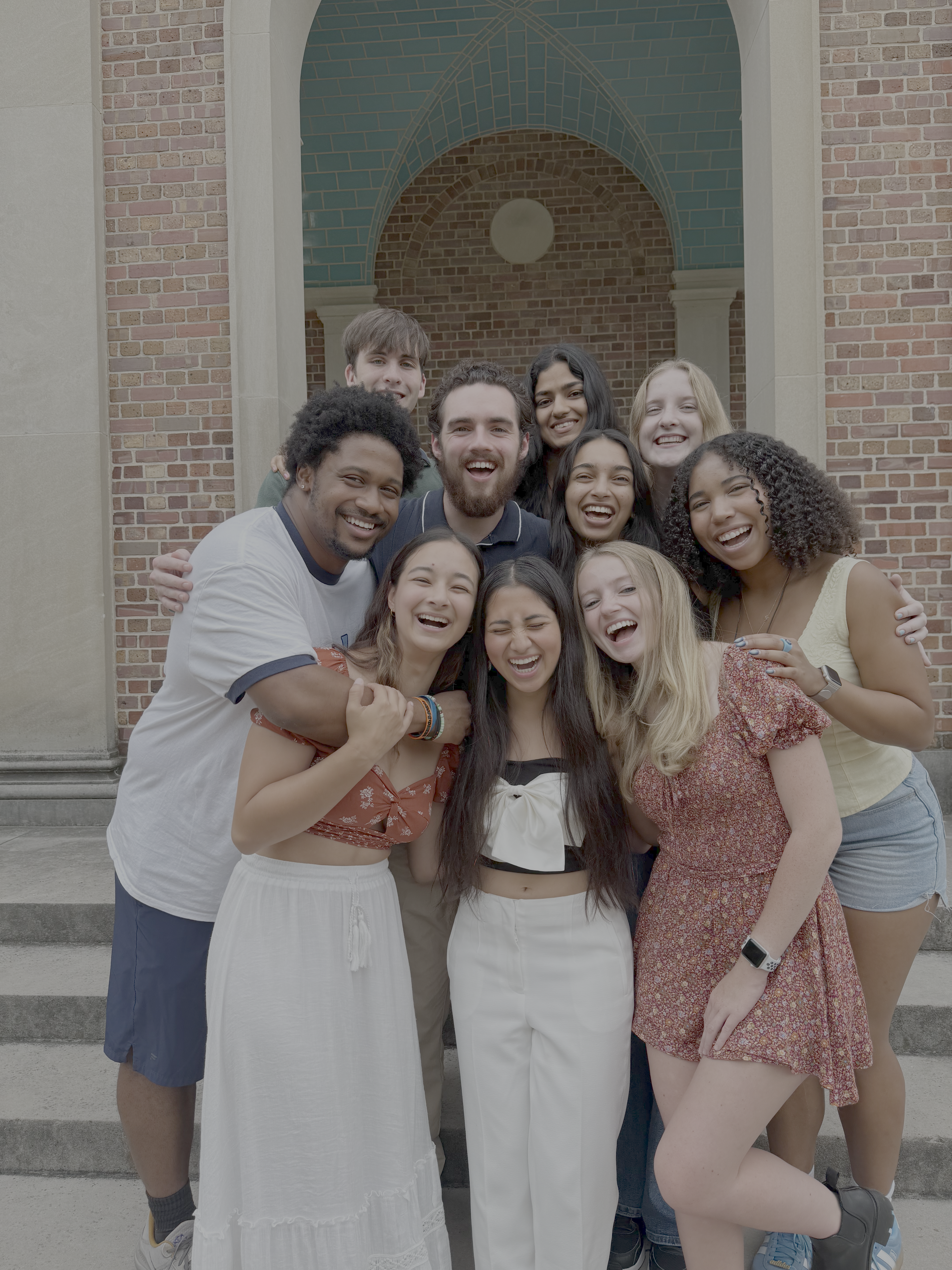 RHA Fall Executive Board in front of the Belltower.